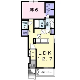 Caro I【1階】の間取り