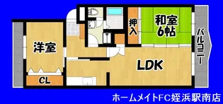 Wプロスパー潤【4階】の間取り