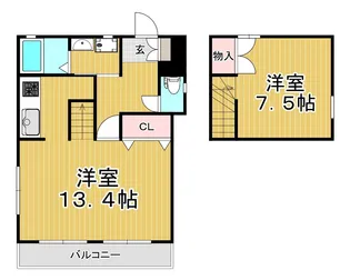 センターコートの間取り