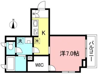 クリア笹塚イースト【2階】の間取り