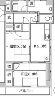 勇進ビル【3階】の間取り