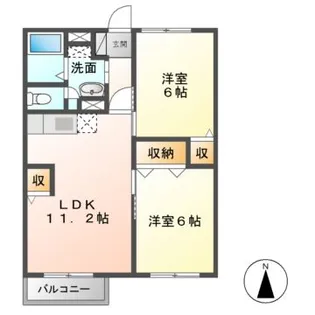 セレソ【2階】の間取り