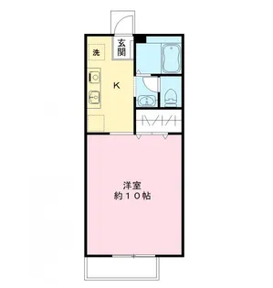 ビーワンハイツ【1階】の間取り
