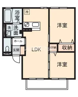 グランドハイム エクレール II棟【2階】の間取り