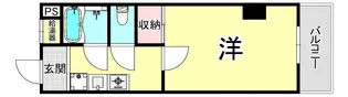 ルミエール霞ヶ丘【1階】の間取り