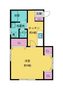 ハイム第2平和台【1階】の間取り