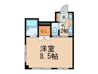 峰住吉ハイツ【1階】の間取り