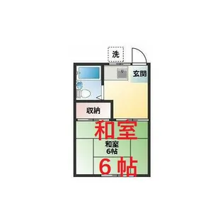 ミロクハイツI【2階】の間取り