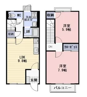 Branche北野【1階】の間取り