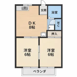 クイーンズ1【3階】の間取り