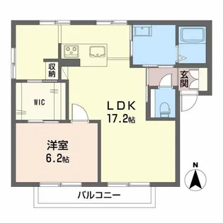 フレグランス山根 C棟【2階】の間取り