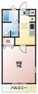 ロイヤルコート恵比寿【1階】の間取り