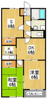ビラベルデ【1階】の間取り