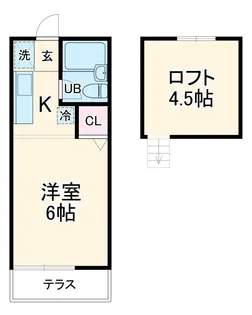 リトルハウス【1階】の間取り