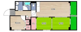 パレ京橋1番館【4階】の間取り