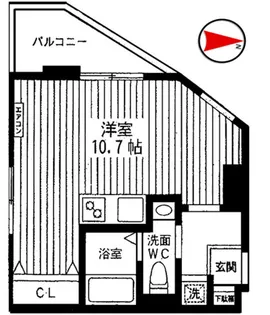 プライムステージオオシマ【4階】の間取り