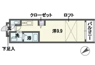 プラセール高砂【6階】の間取り