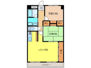 フェリースアイチ【3階】の間取り