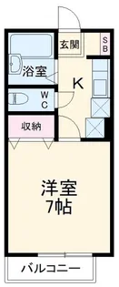 リーフカノンA棟【2階】の間取り