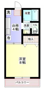 メゾンみやび【1階】の間取り