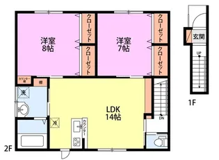 レガート【2階】の間取り