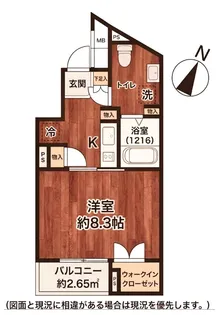 ベルパーク富ヶ谷【2階】の間取り