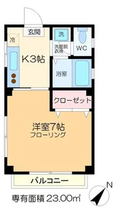 ヴィヴァーチェ【4階】の間取り