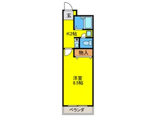 KS上町【3階】の間取り