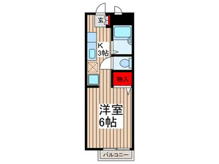 サンリヴァー【1階】の間取り