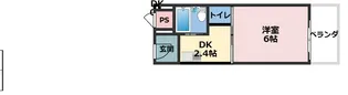 門真プラザ【4階】の間取り