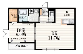 レックスヒル哲学堂【2階】の間取り