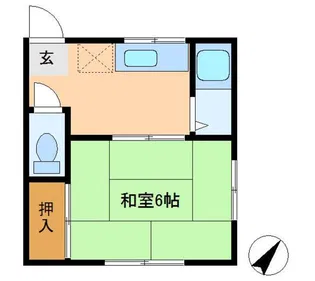 ふじハイツ【2階】の間取り