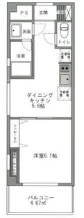 エストゥーディオサナダ【3階】の間取り