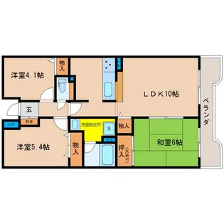 グランドアーバン【6階】の間取り