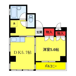 SK古澤ビル【4階】の間取り