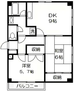 メゾンドノヒラ【3階】の間取り