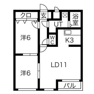 OMレジデンス新川駅前【2階】の間取り