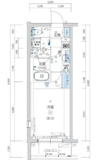 アルテシモブロス【4階】の間取り