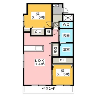 ダイヤモンドガーデン【3階】の間取り