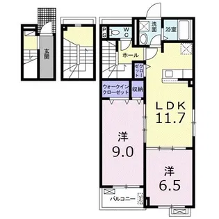 アーバー春山【3階】の間取り