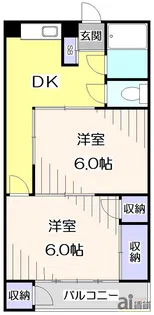 山栄マンション【2階】の間取り