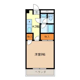 AZURE COURTE I【5階】の間取り