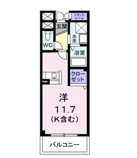 ビバーチェ【1階】の間取り