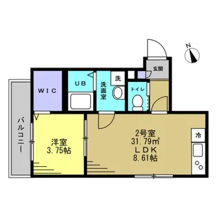 APT新検見川【1階】の間取り