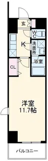 サンライズ宇都宮【5階】の間取り