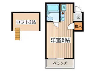 ウィステリア入谷西【2階】の間取り