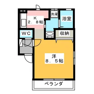 ドミール【1階】の間取り