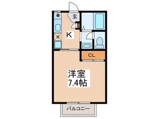 ルネッサ前原【2階】の間取り