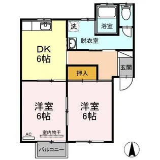 コーポシグマ【2階】の間取り