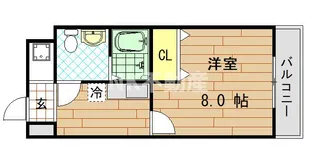 アネックスサンタオ【3階】の間取り